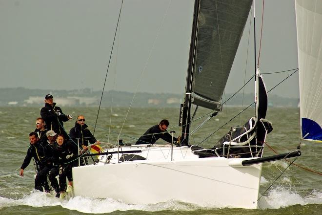 Stuart Sawyer's J/111 Black Dog - 2016 RORC Vice Admiral's Cup © Louay Habib / RORC